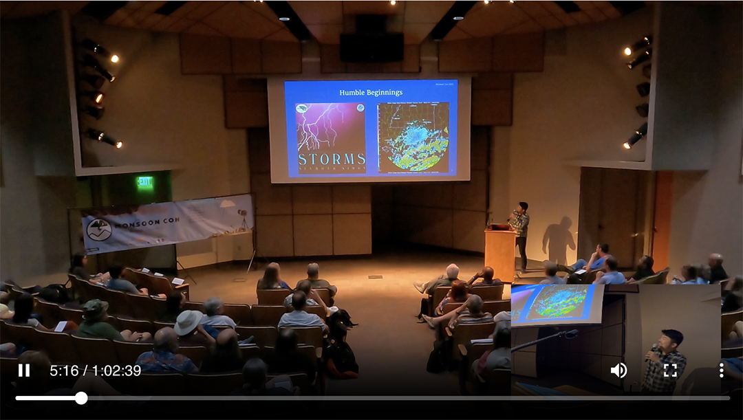 Screenshot of playback of Monsoon Con Attendees listening to Jim Tang's keynore speech in 2026