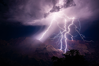 An example of Jim's storm photography